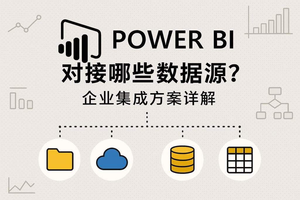 Microsoft Power BI对接哪些数据源？企业集成方案详解